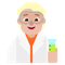 Scientist- Medium-Light Skin Tone emoji on Microsoft